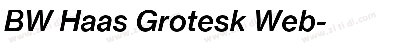 BW Haas Grotesk Web字体转换 BW Haas Grotesk Web字体转换